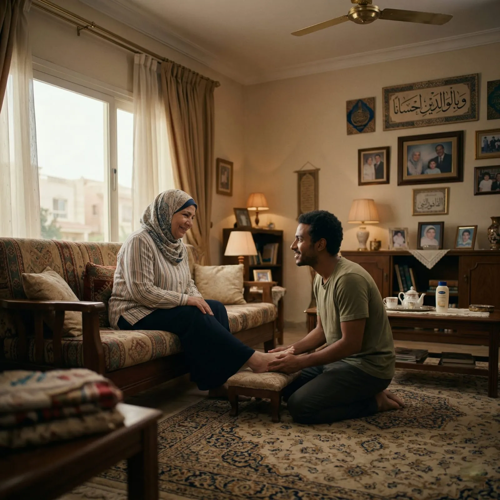 الأم مظهر للرحمة الإلهية ومصدر الحنان الإنساني