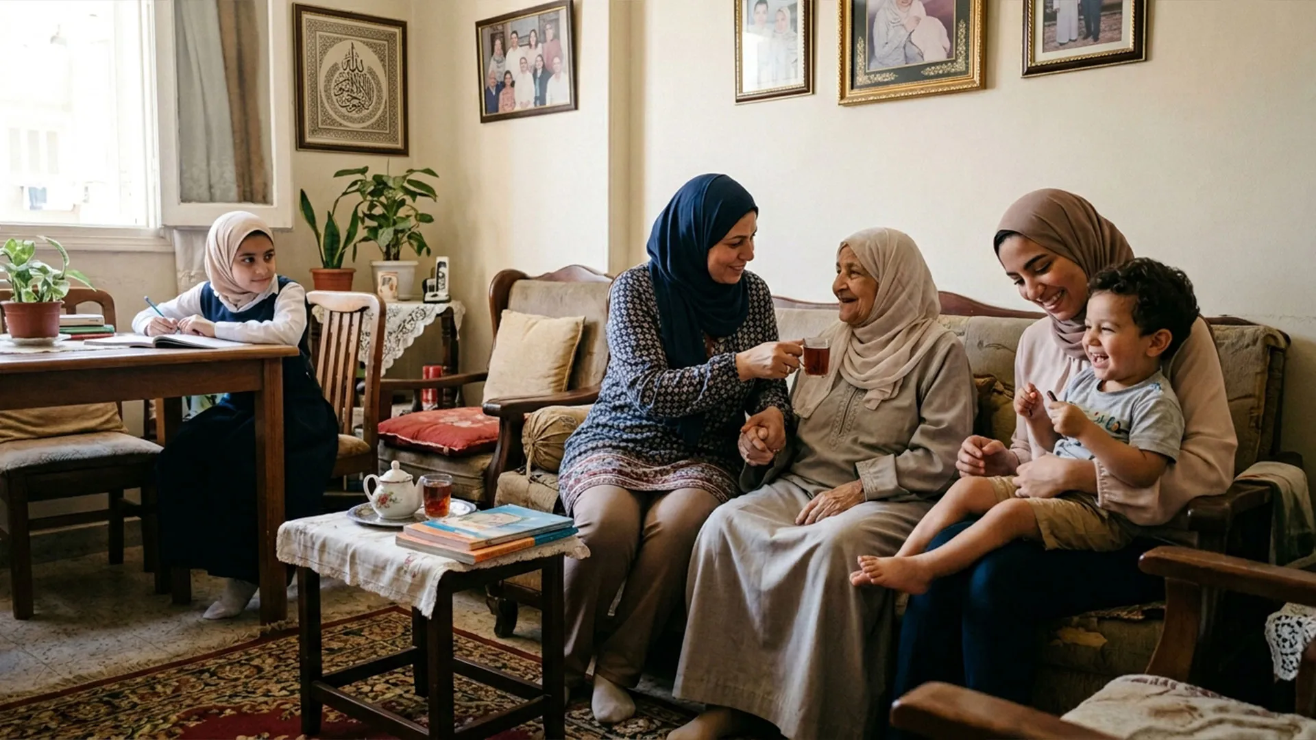مظاهر التكافل العائلي