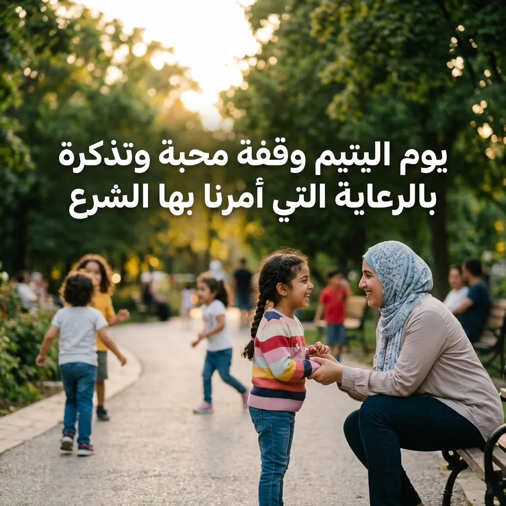 يوم اليتيم وقفة محبة وتذكرة بالرعاية التي أمرنا بها الشرع