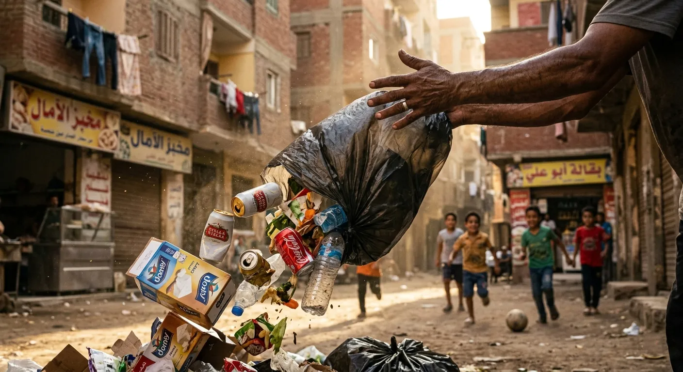 إلقاء القمامة في الشوارع