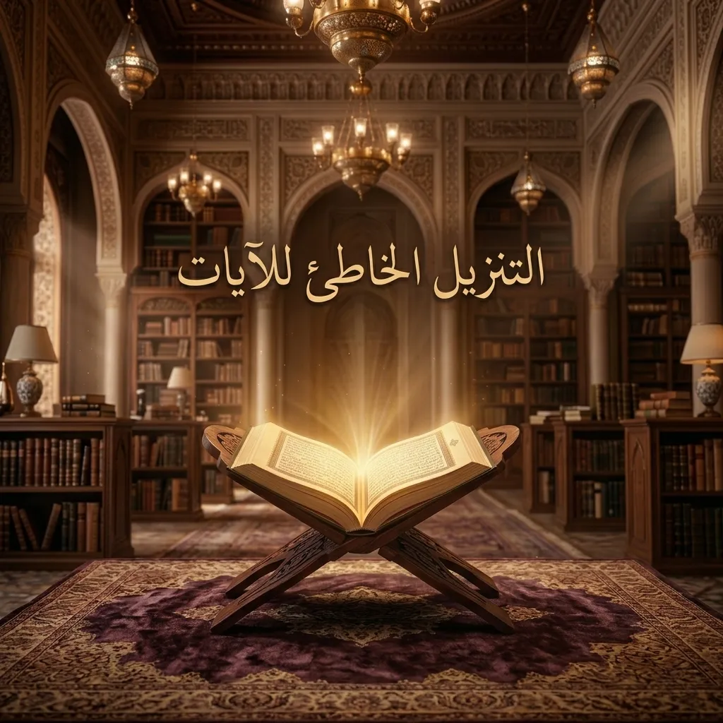 التنزيل الخاطئ للآيات