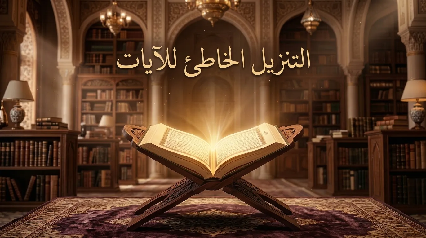 التنزيل الخاطئ للآيات