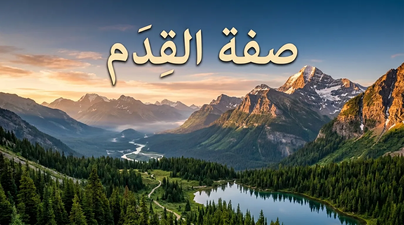صفة القدم