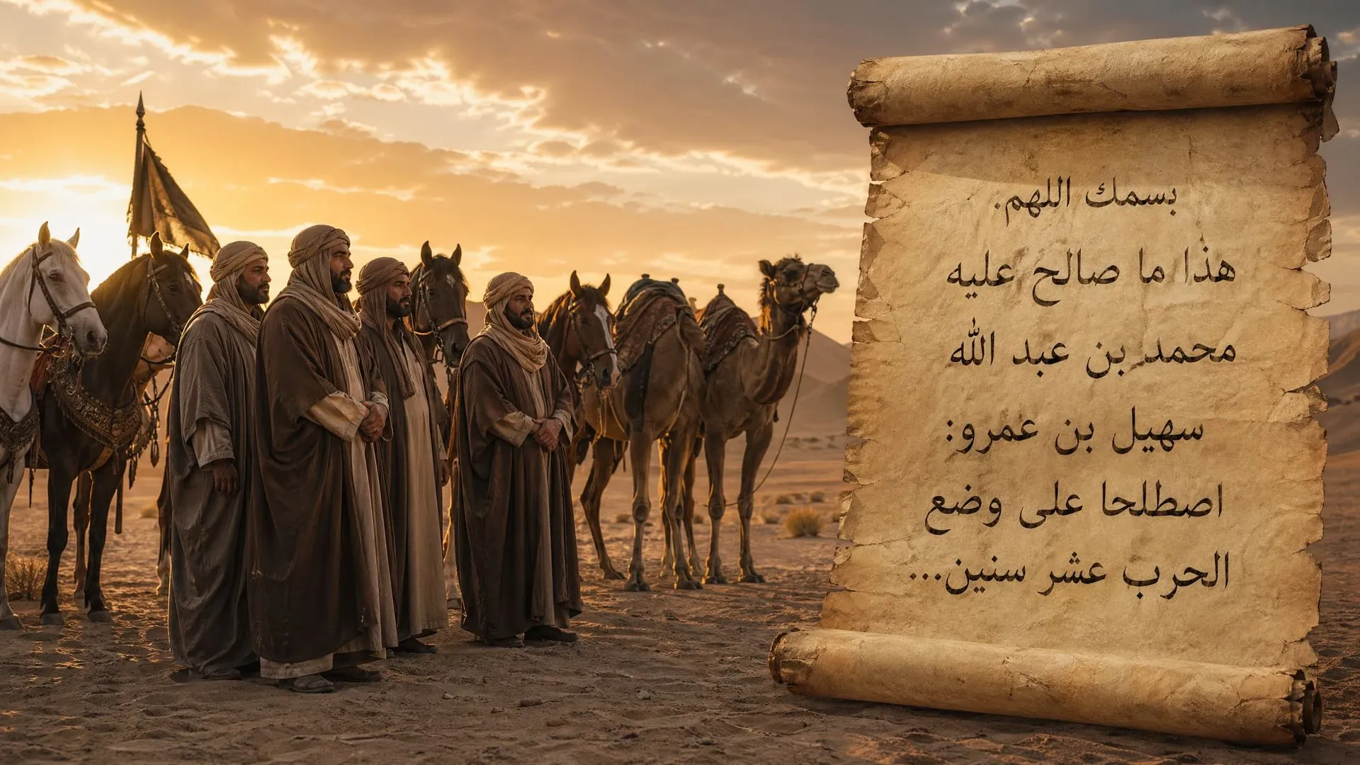 صلح الحديبية في ذي القعدة 6هـ