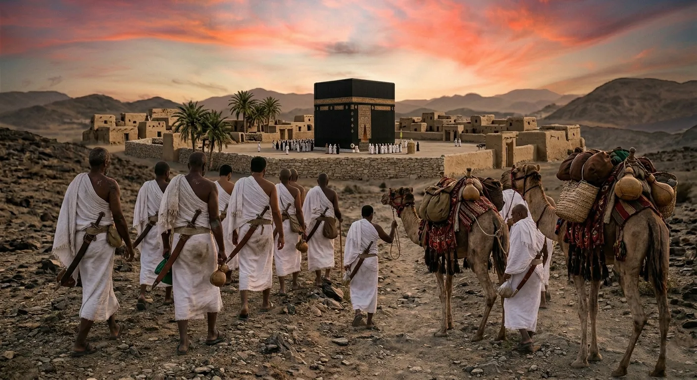 عمرة القضاء وصفة مناسك النبي صلى الله عليه وسلم ووفائه بعهد صلح الحديبية