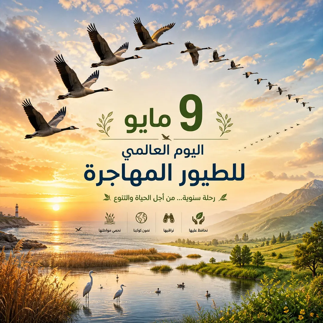 ٩ مايو اليوم العالمي للطيور المهاجرة