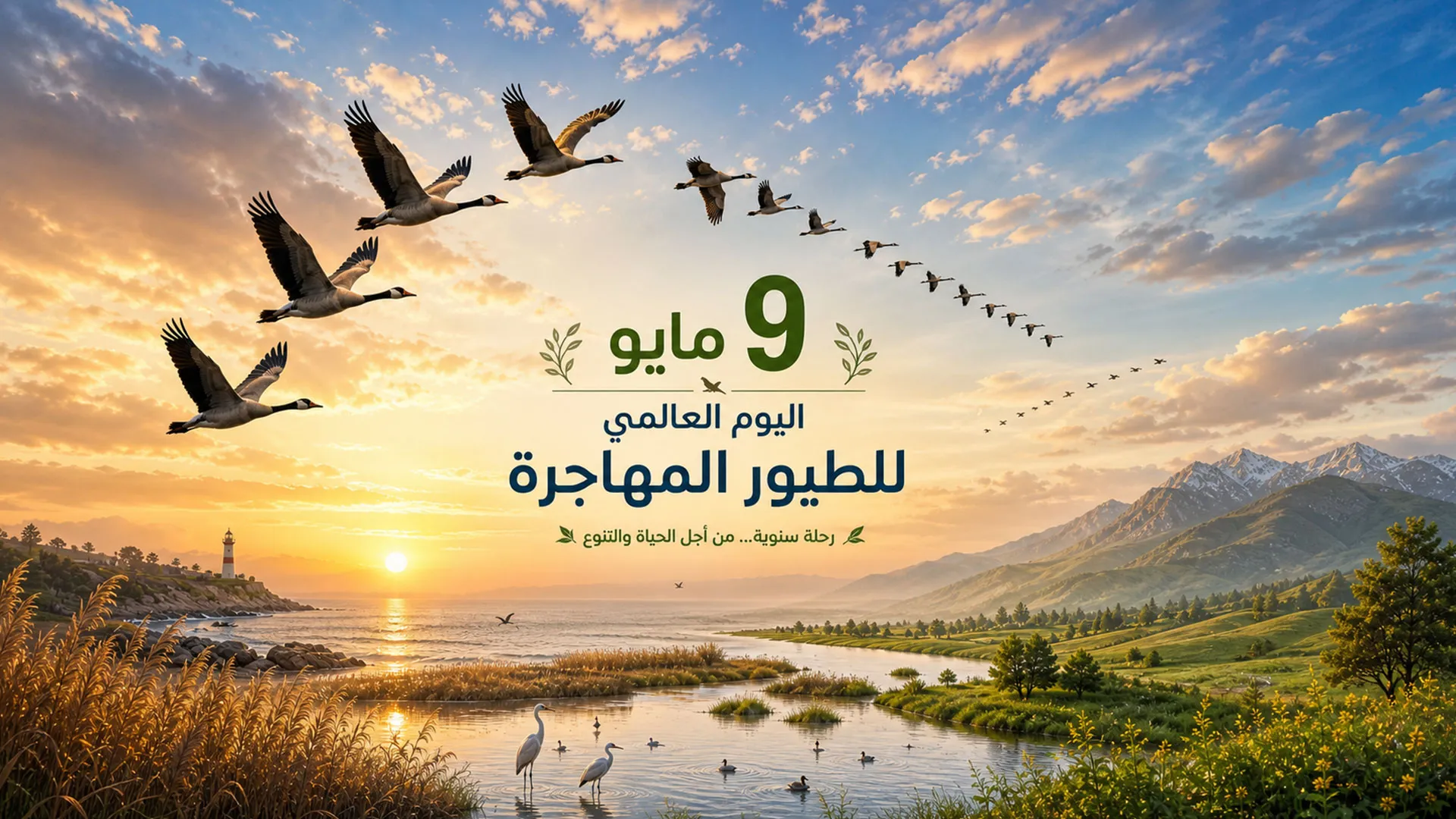 ٩ مايو اليوم العالمي للطيور المهاجرة