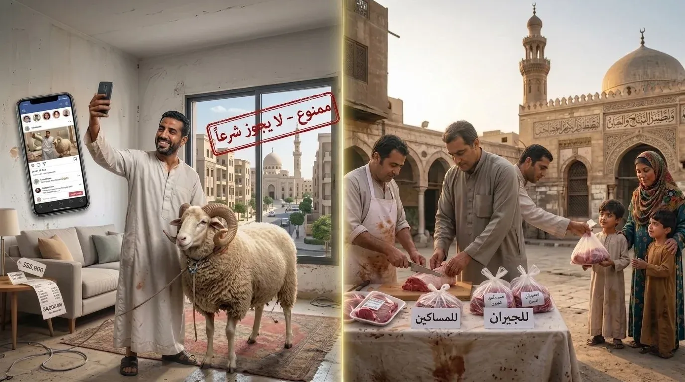 تعظيم شعائر الله في الأضحية بين القربة والتباهي والاستهزاء