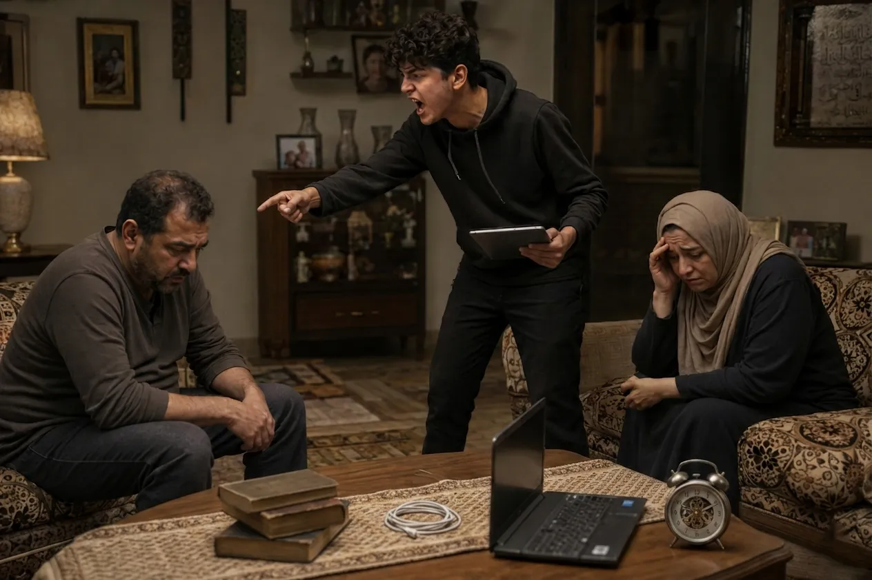 الأطفال المتحكمون وفقد الأبوين سيطرتهما على البيت