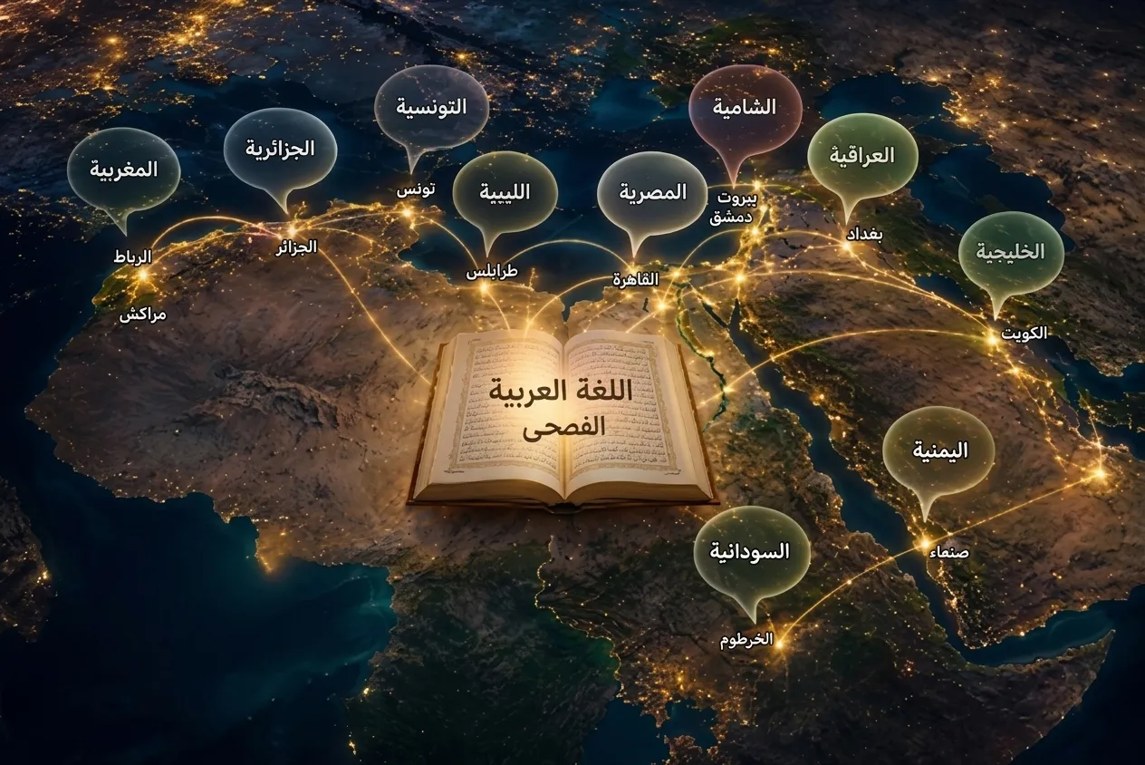 اللهجات العربية وأسباب وجودها