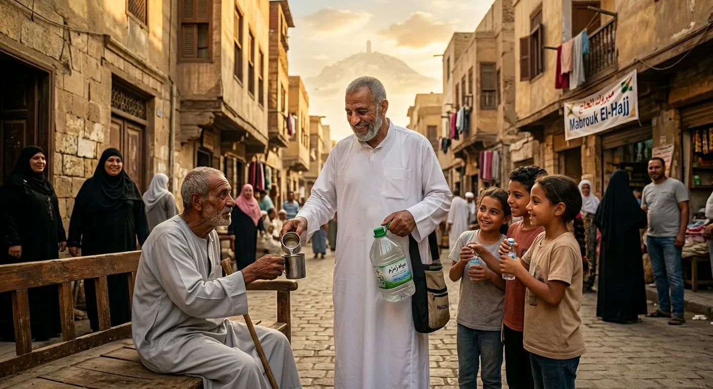 ماء زمزم وعودة الحجاج بالهداية قبل الهدايا