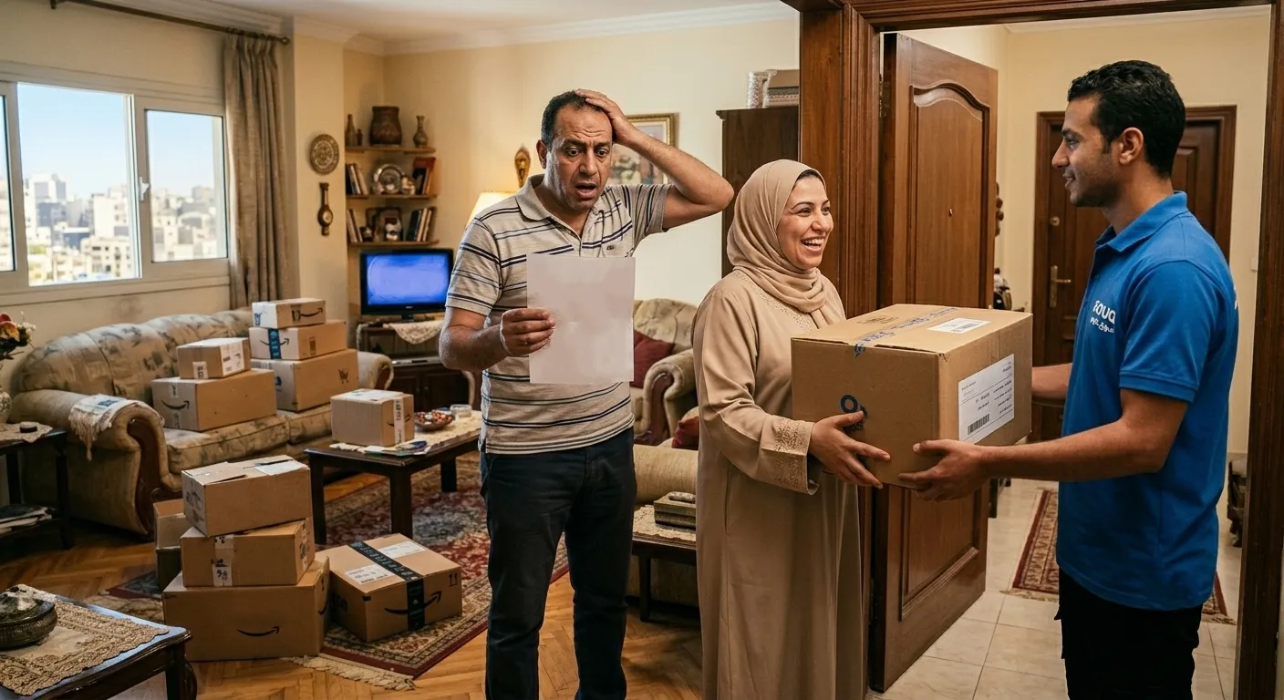 إدمان التسوق الإلكتروني وتأثيره الاستهلاكي على تدمير استقرار الأسرة