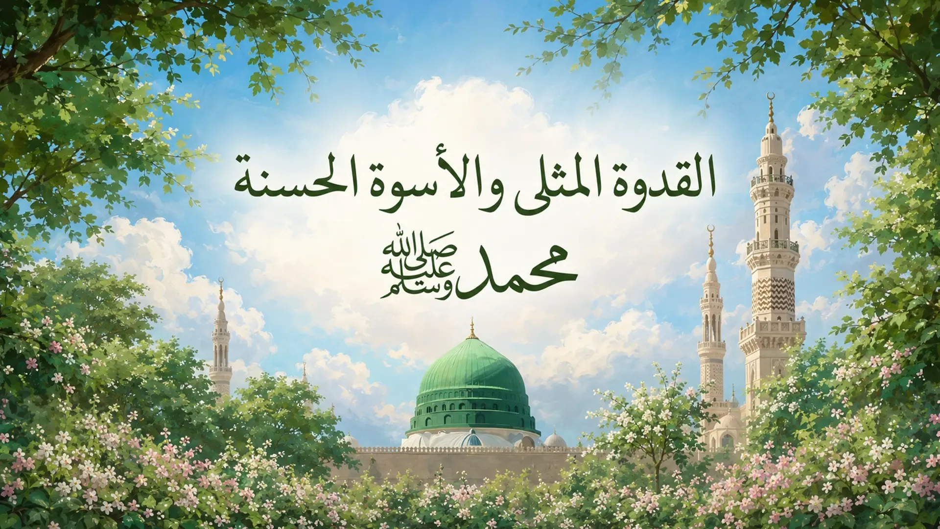 الرسول صلى الله عليه وسلم القدوة المثلى والأسوة الحسنة
