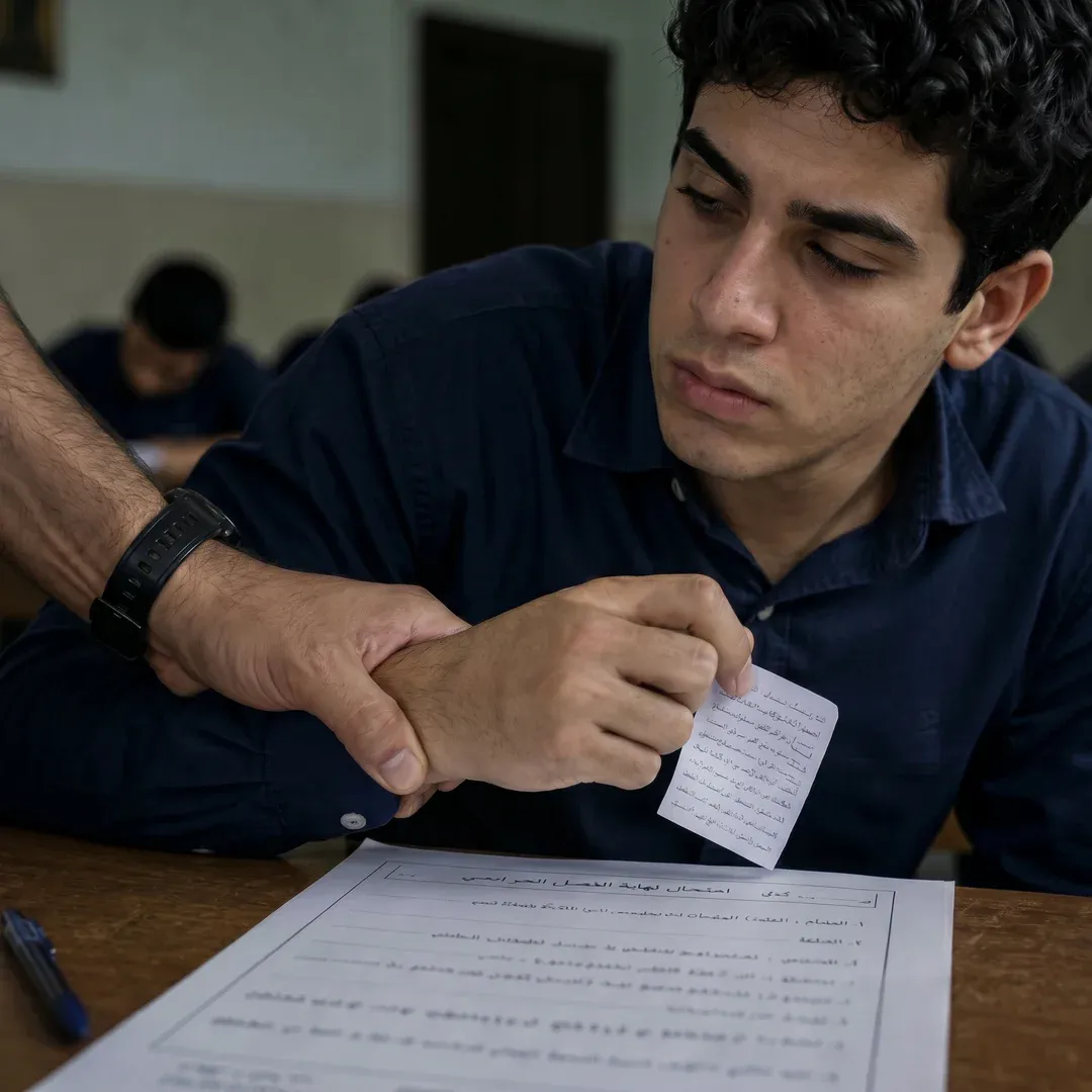 الغش في الامتحانات: رحلة في متاهات النفس وانكسار القيم