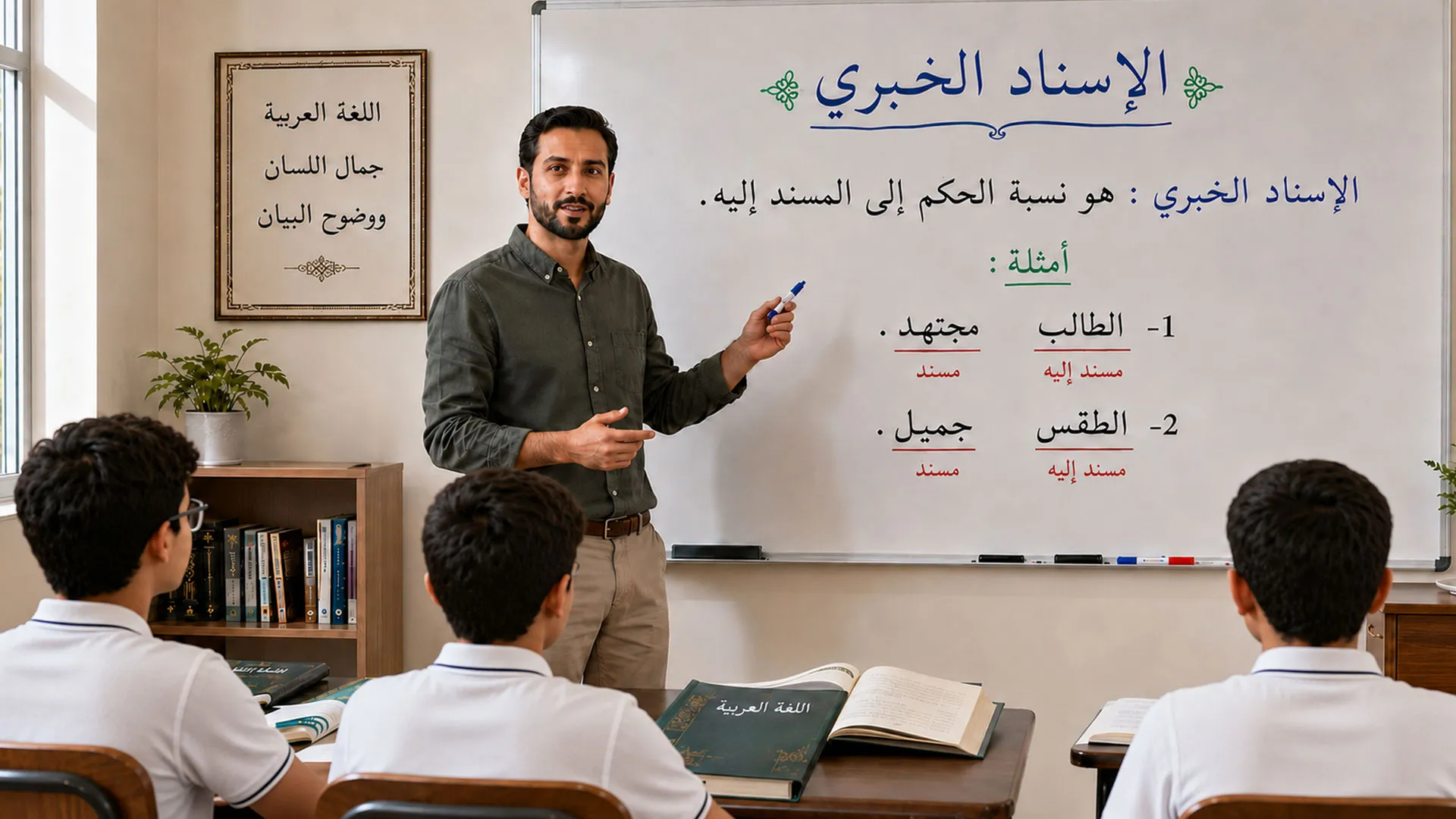 الإسناد الخبري: مفهومه وطرفاه