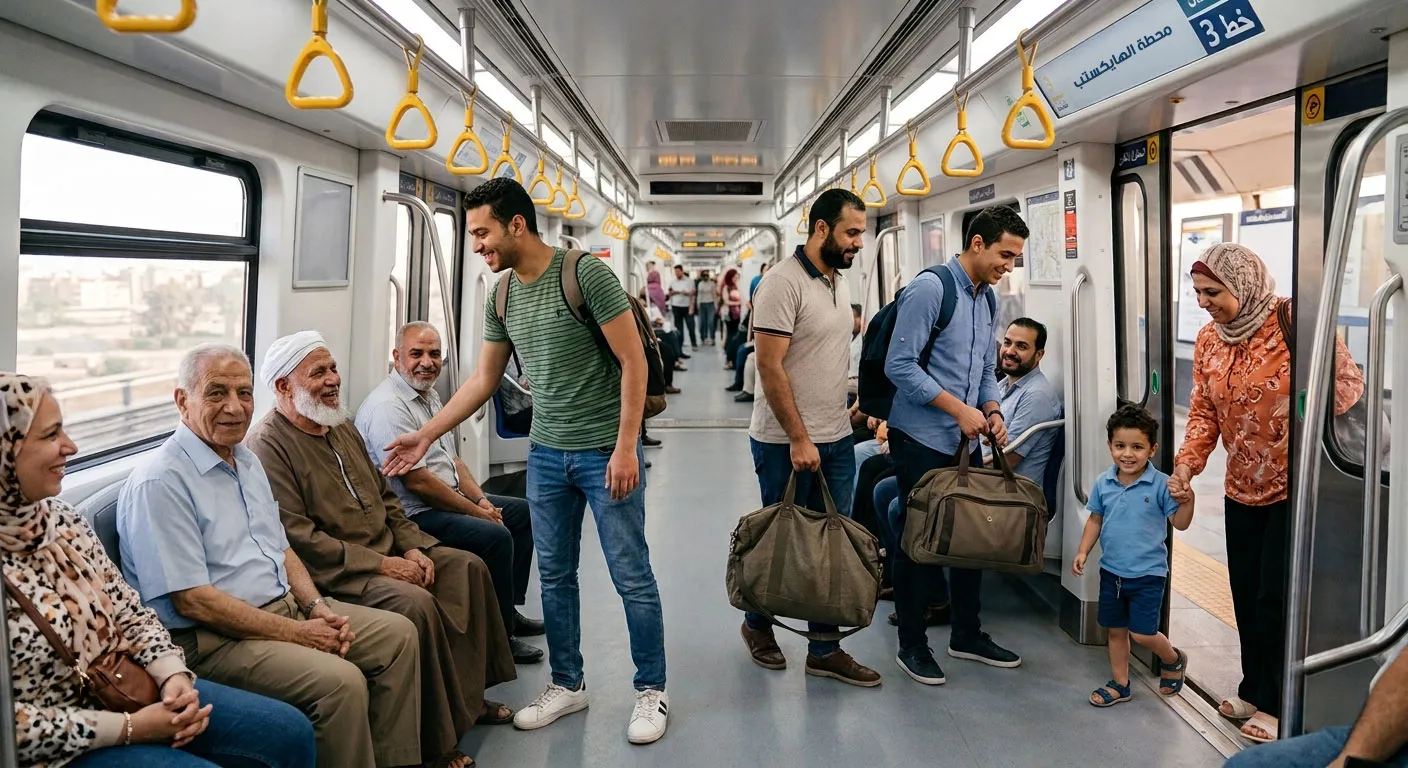 أخلاقيات التعامل داخل المواصلات العامة