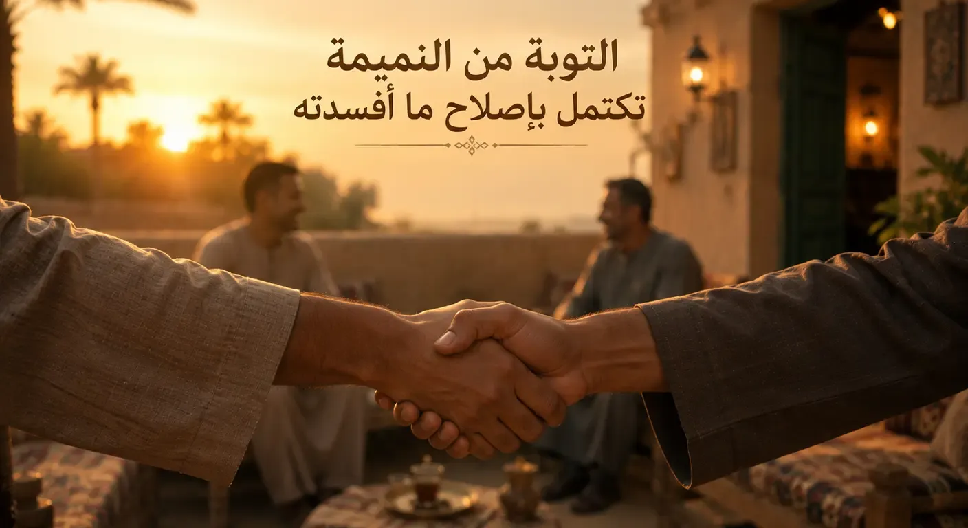 حفظ اللسان من الغيبة والنميمة