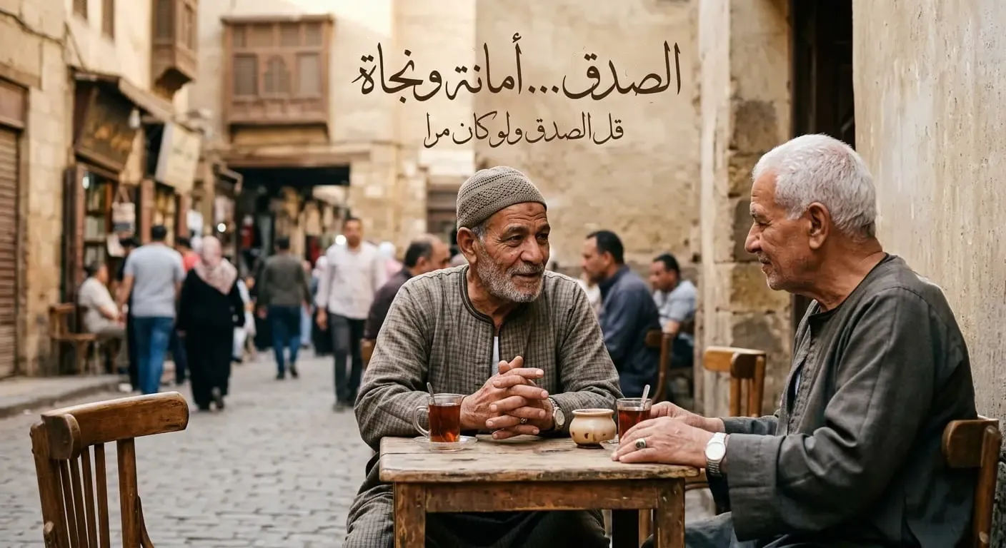 الصدق نجاة