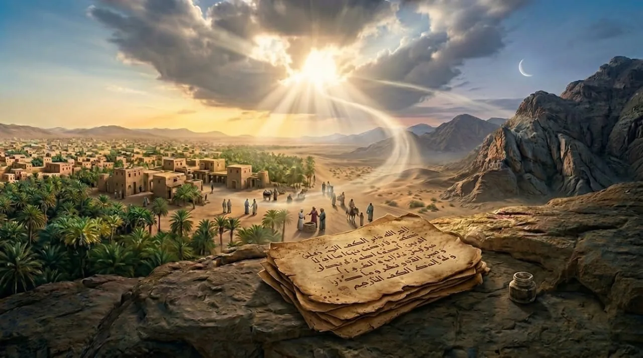 الوحي الشريف قبل الهجرة وبعدها