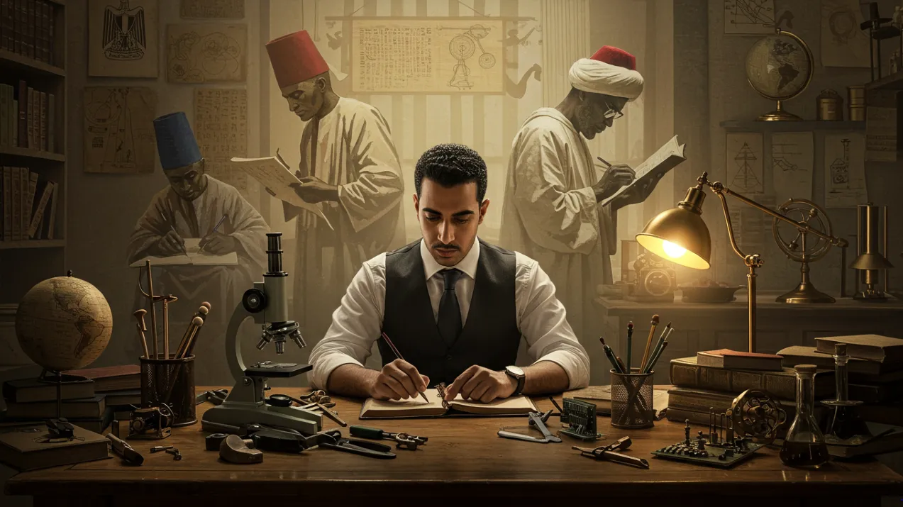 إنسان محب للعلم والإبداع