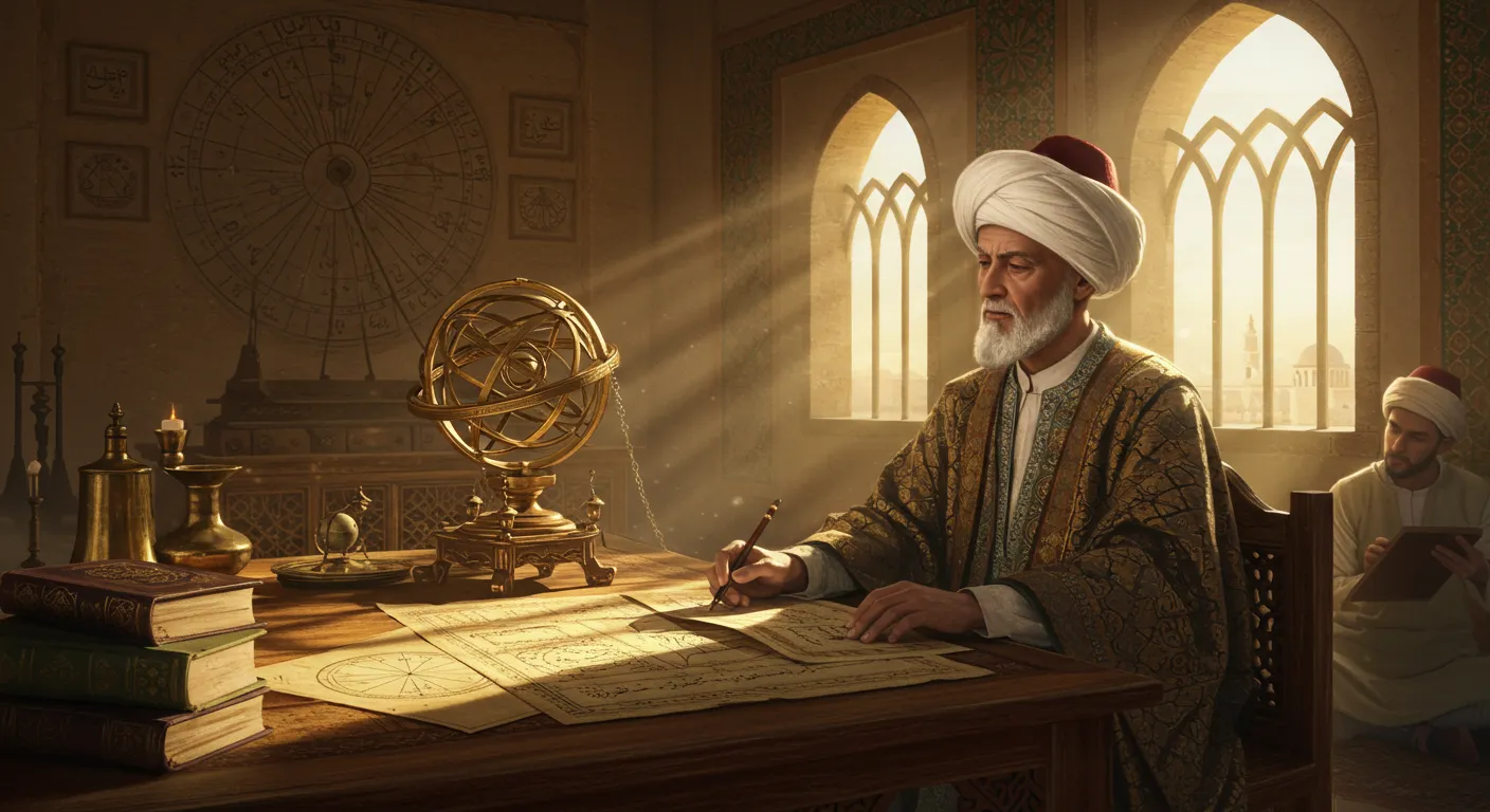 المروزي رائد جداول الظل، وتمام الظل (265 هـ / 878 م )