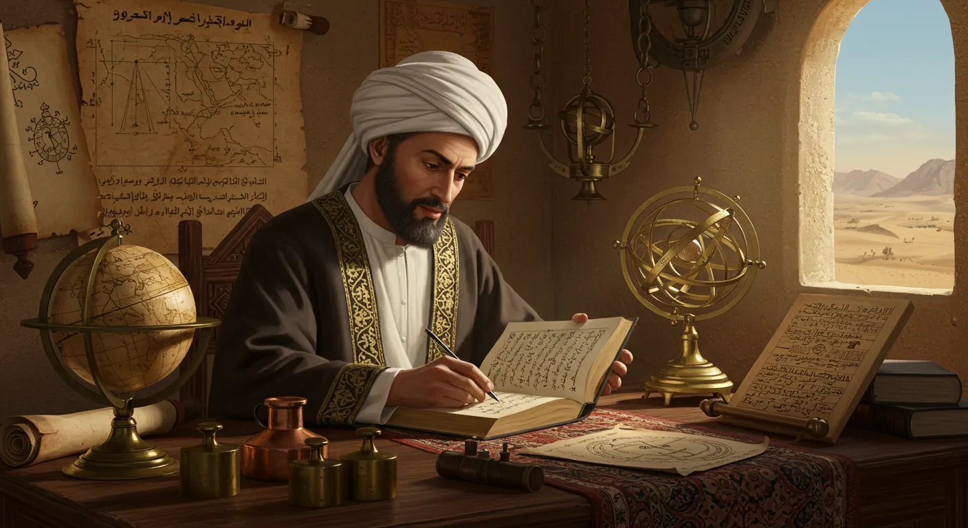 الحسن الهمذاني رائد الجاذبية الأرضية