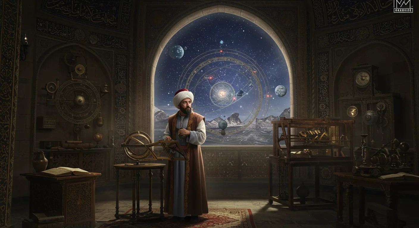 اين الشاطر رائد نظرية النظام الشمسى