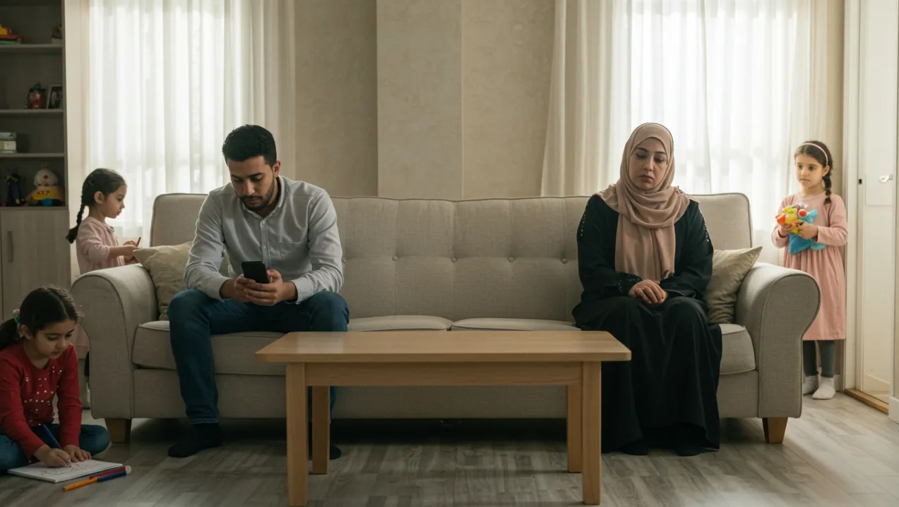 خطورة التباعد بين الزوجين على الأسرة