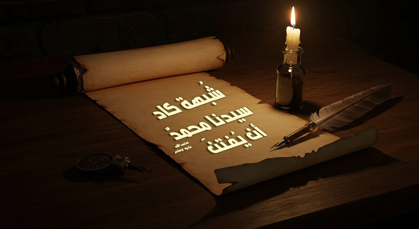 كاد سيدنا محمدٌ صلى الله عليه وسلم أن يُفتنَ