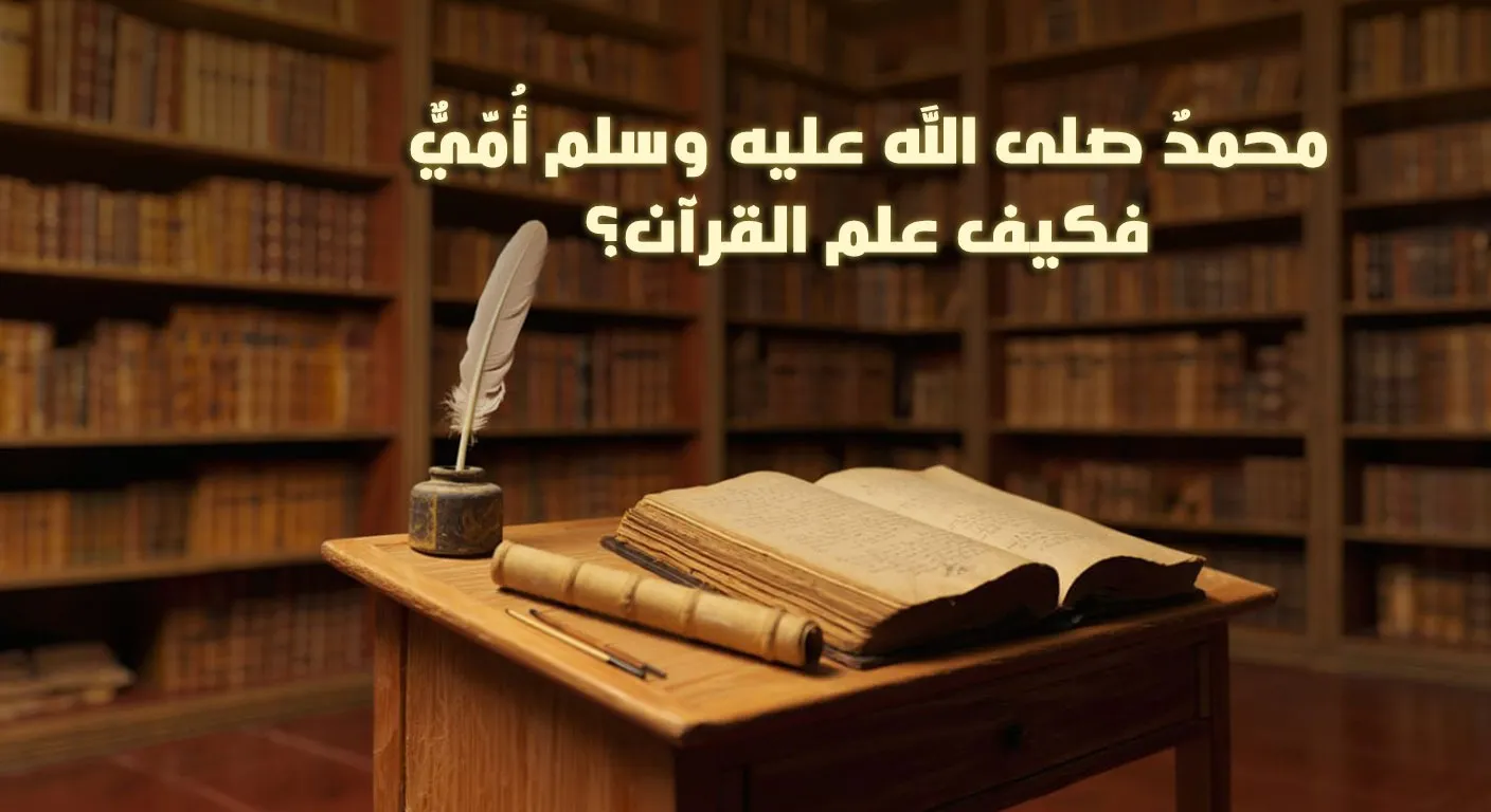 محمد صلى الله عليه وسلم أُمّي فكيف علم القرآن؟