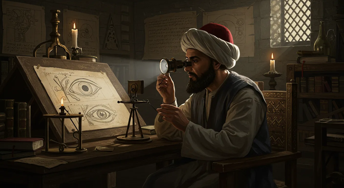 من إبداعات المسلمين في علم البصريات: ابن الهيثم