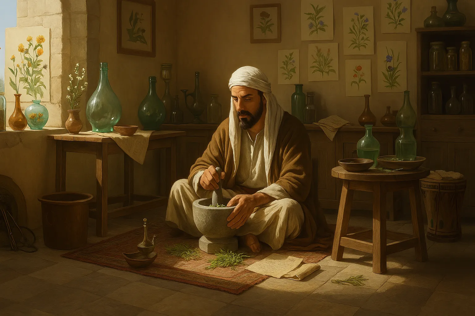 من إبداعات المسلمين في علم النباتات الطبية (ابن البيطار)