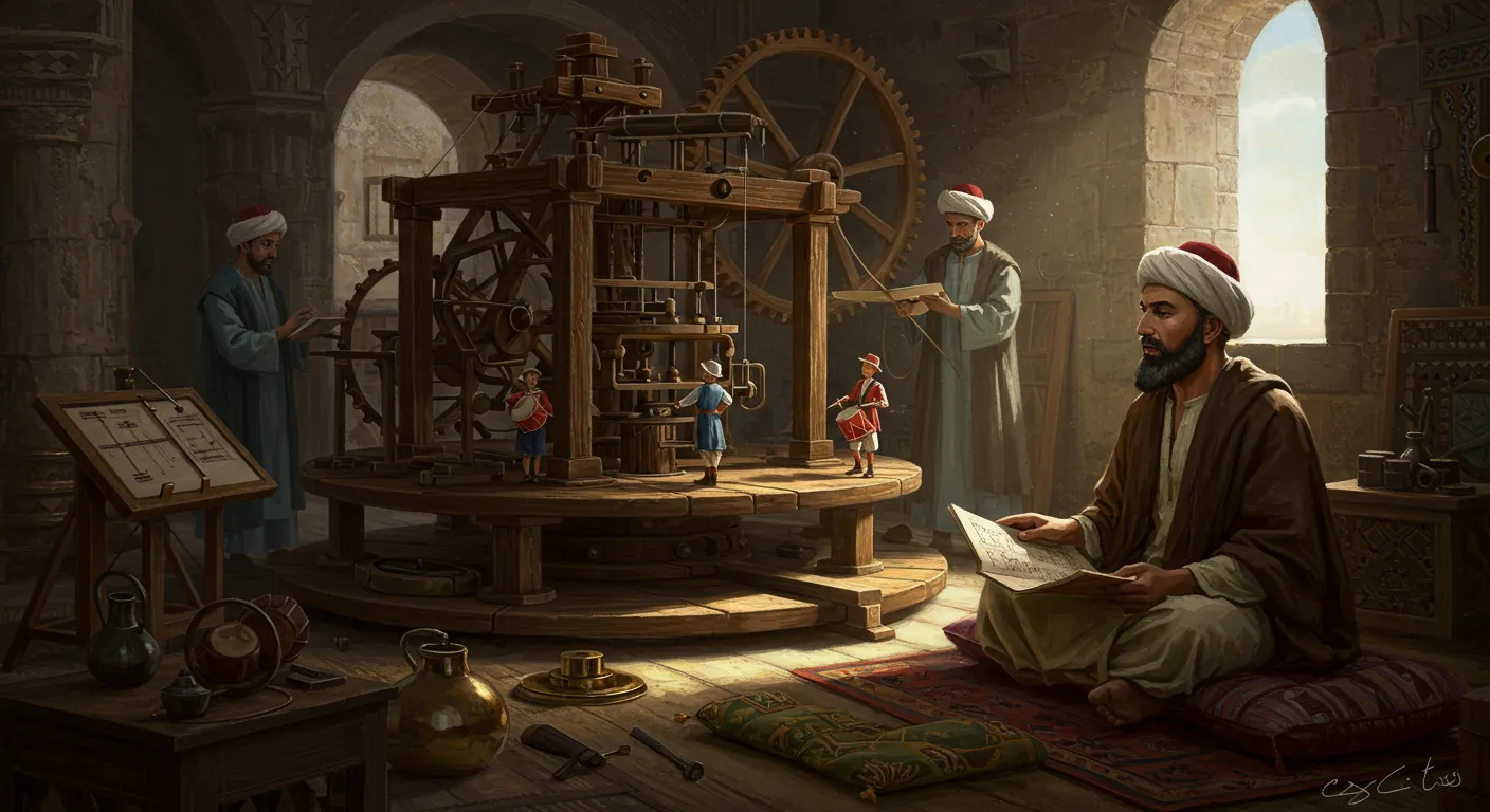 من إبداعات المسلمين في الاختراعات الهندسية (ابن الرزاز الجزري رائد الاختراعات الهندسية)