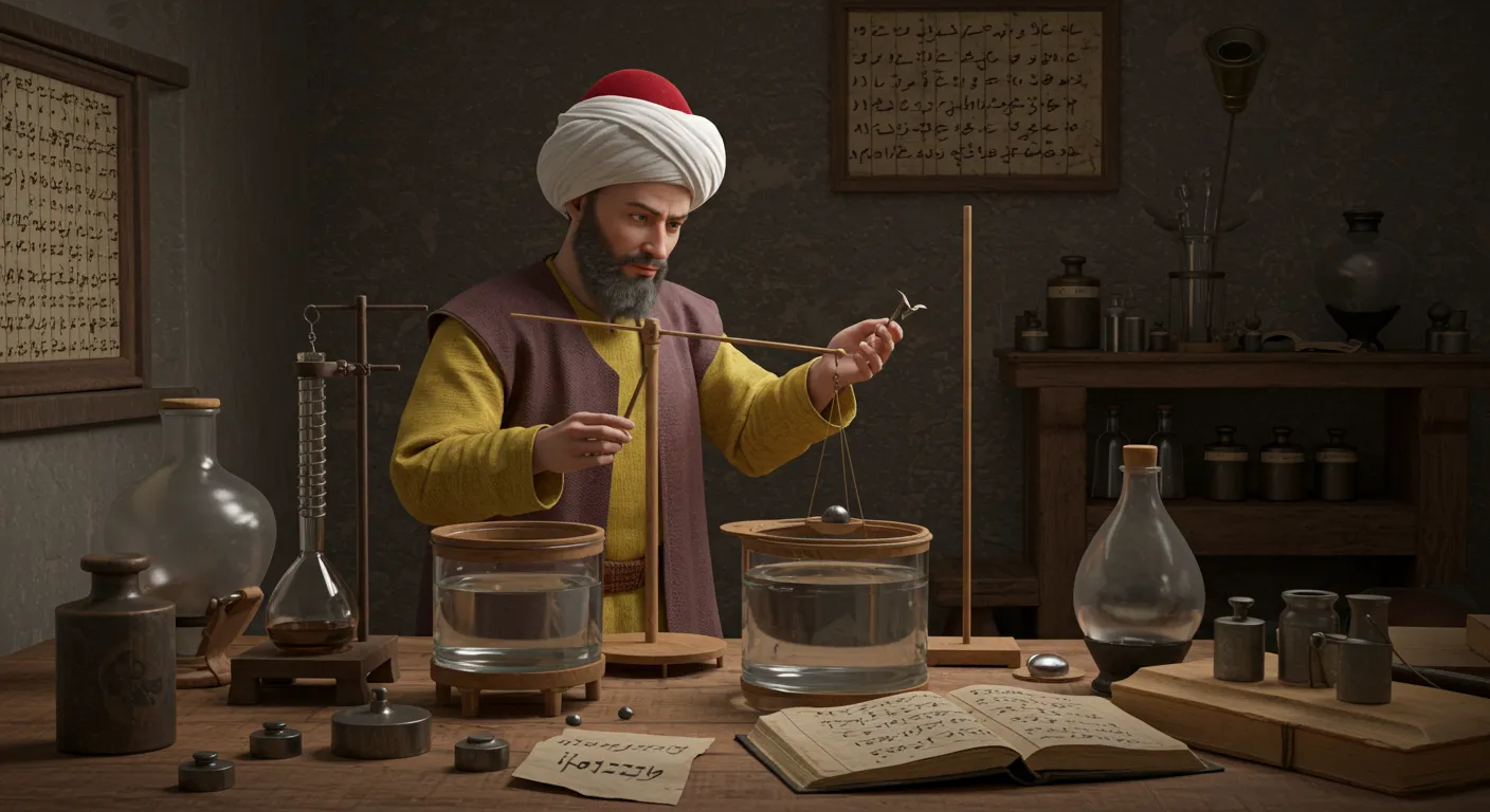 من إبداعات المسلمين في علم الطبيعة عبد الرحمن الخازن