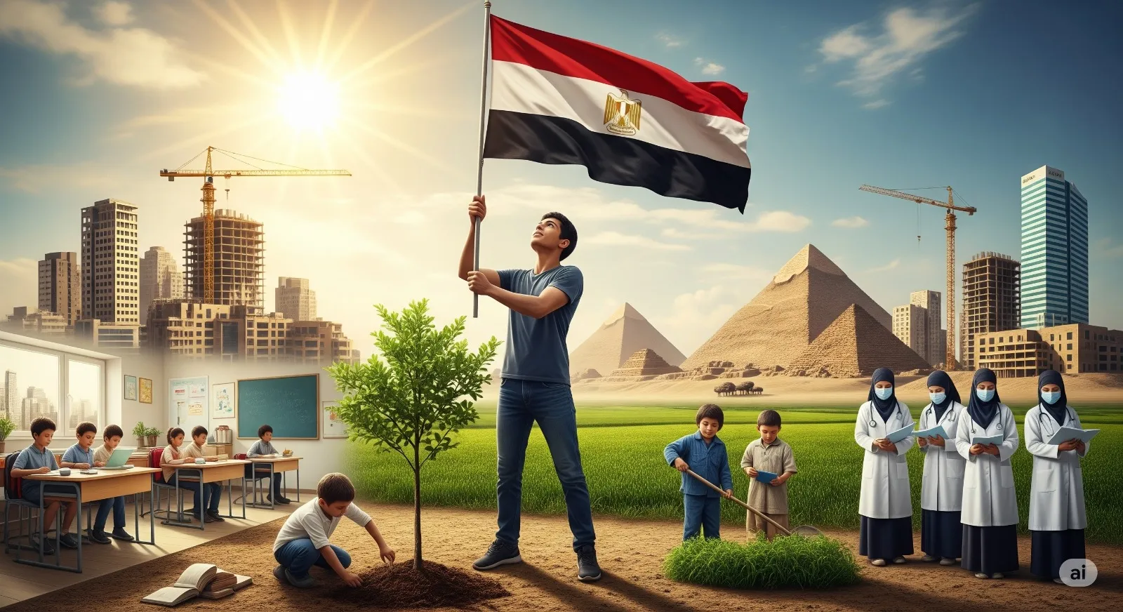 ثورة 30 يونيو وأثرها في بناء الإنسان والوطن