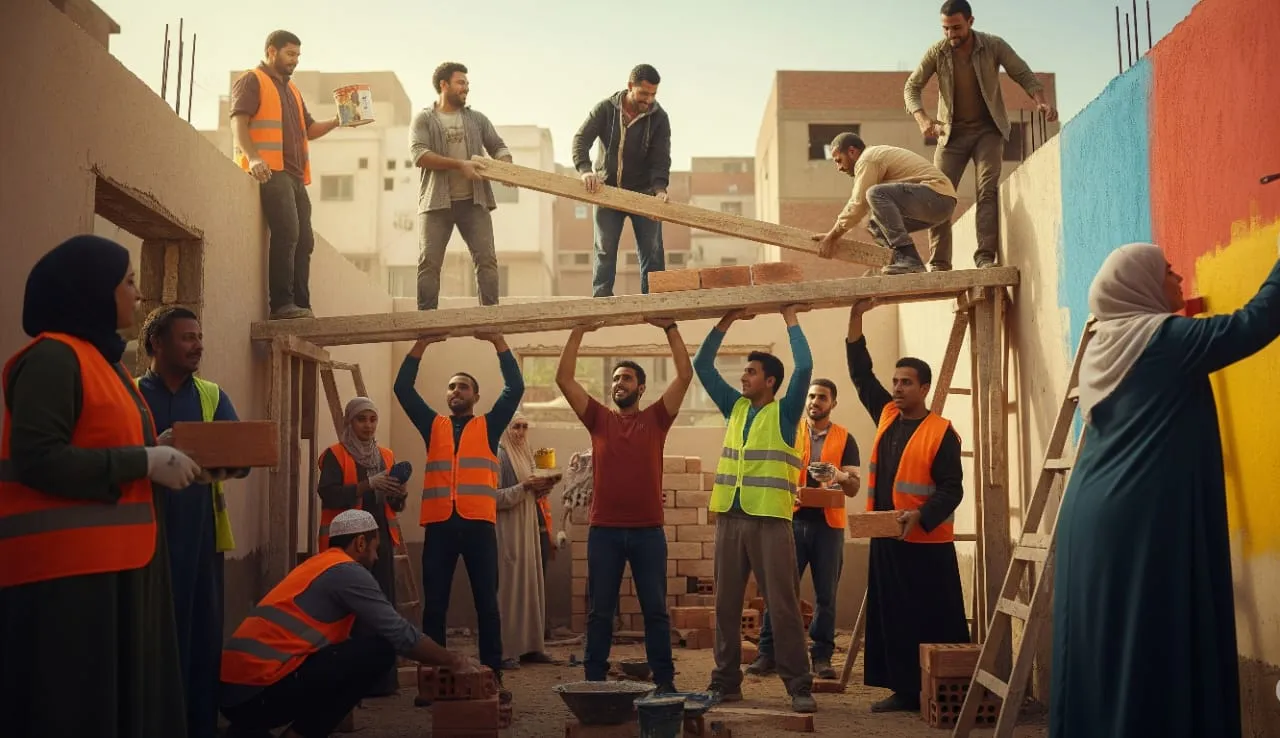 الشعب المصري ... بنيان مرصوص يشد بعضه بعضاً