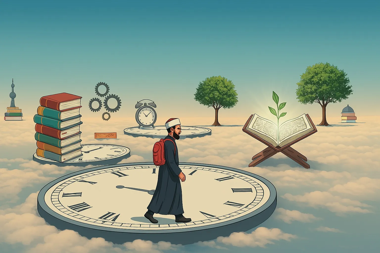حسن إدارة الوقت منهج إسلامي