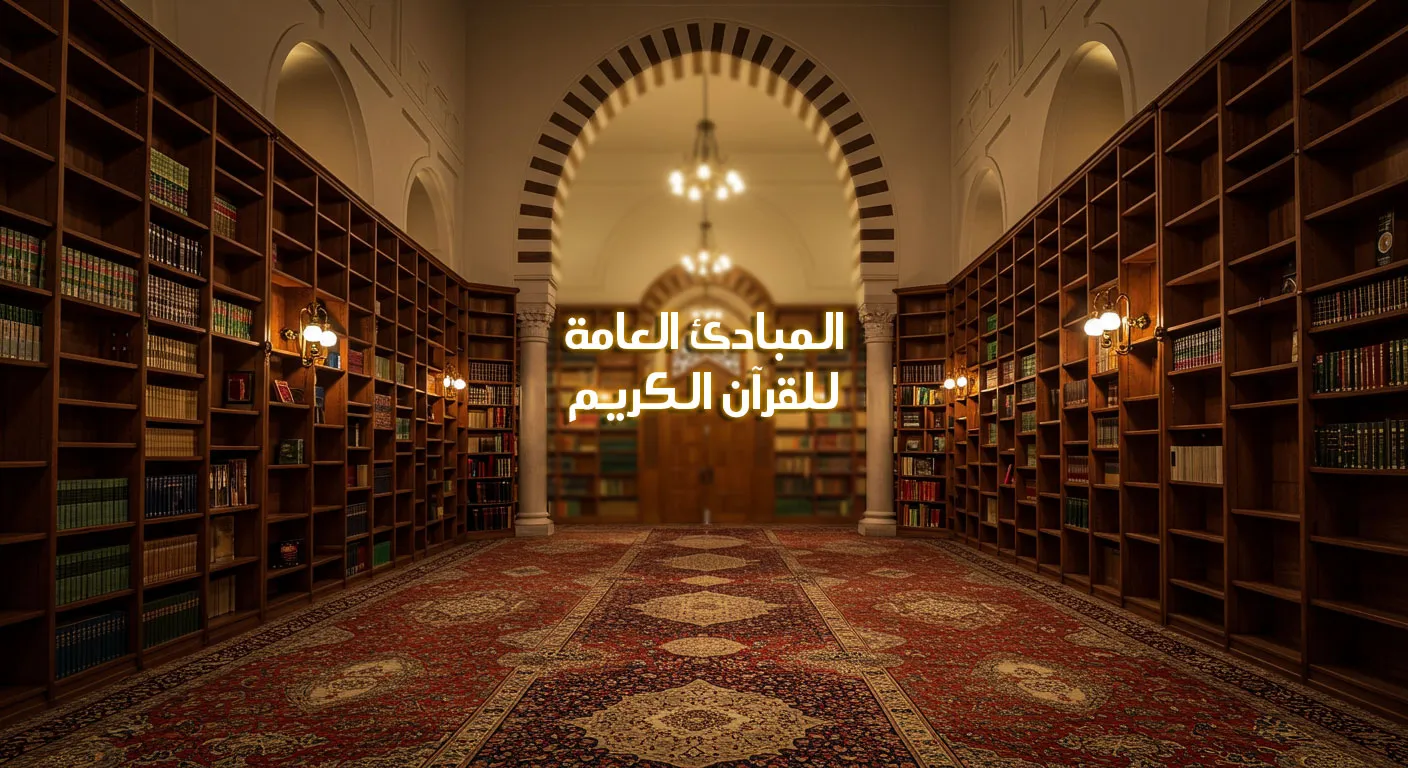 المبادئ العامة في القرآن الكريم