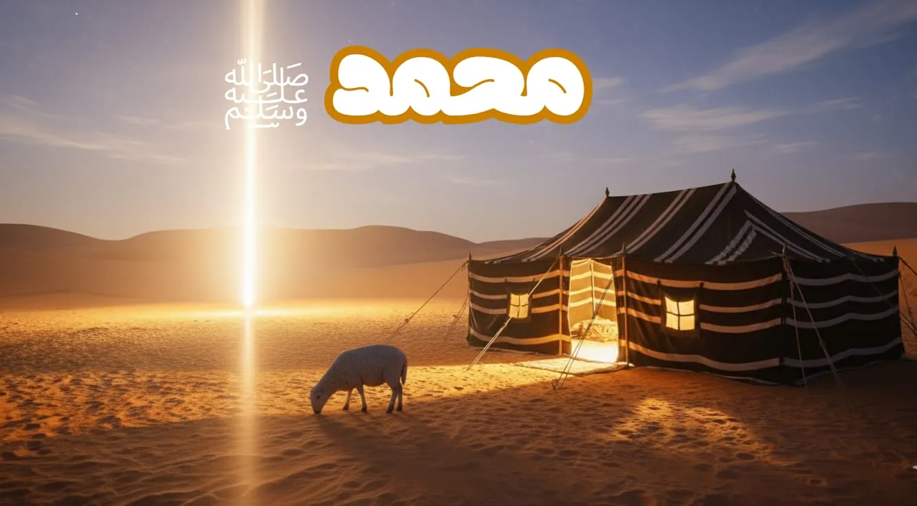 وصف الجناب المعظم بين فطرة أم معبد ووجد الحسن البصري