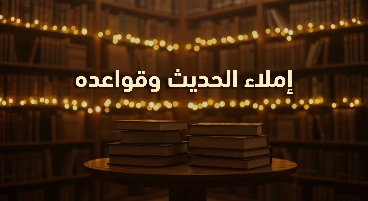 إملاء الحديث وقواعده