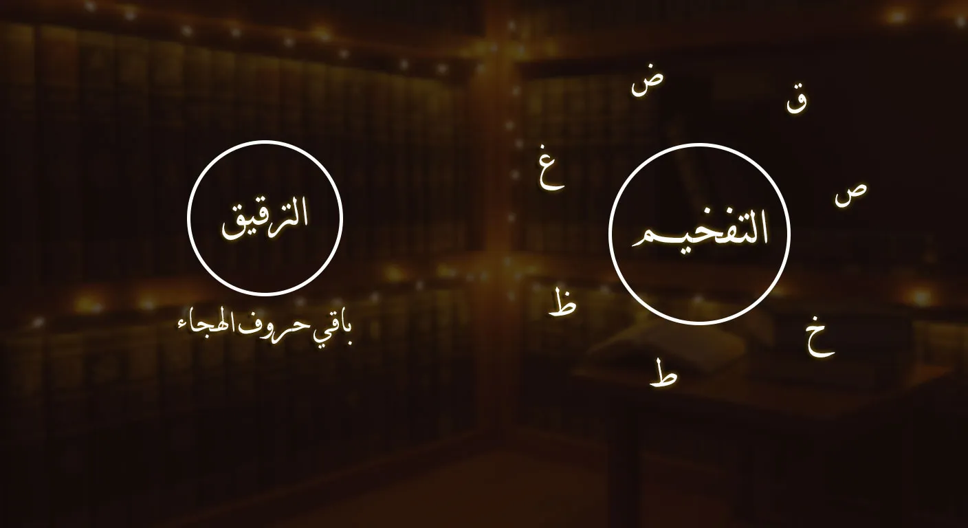 التفخيم والترقيق