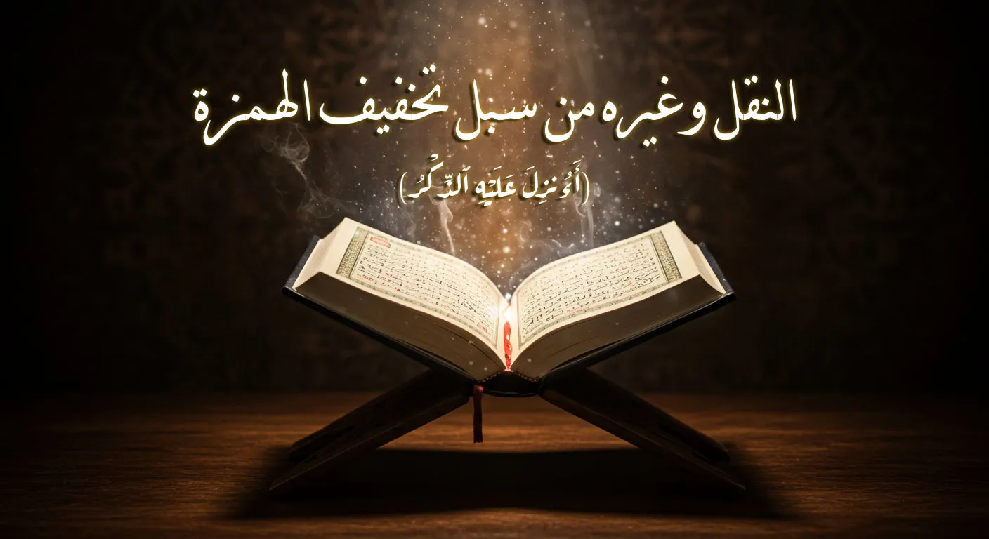 النقل وغيره من سبل تخفيف الهمزة