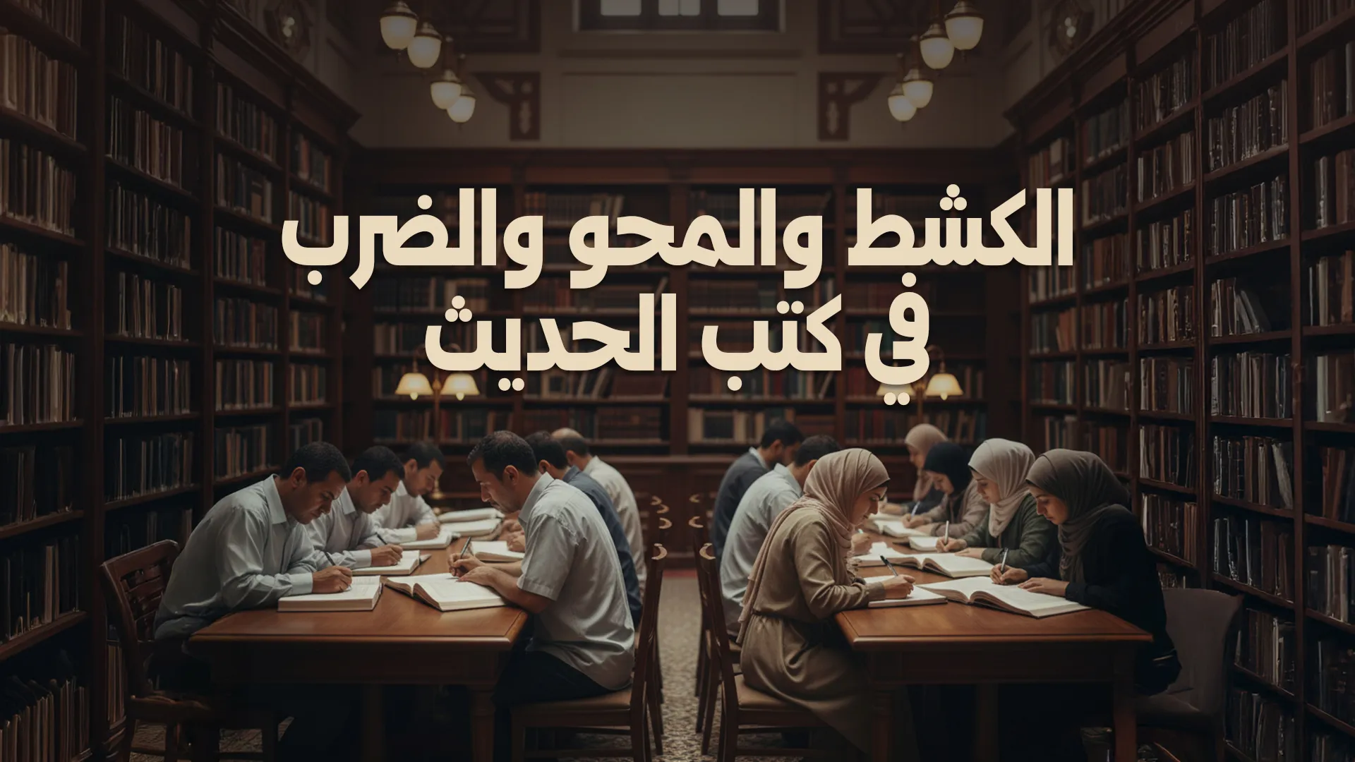 الكشط والمحو والضَّرب في كتب الحديث