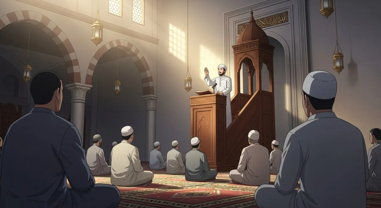 ضمن البرنامج الدعوي مجالس الذاكرين الأوقاف تعقد أكثر من (2960) ندوة علمية في كتاب الأذكار للنووي بعنوان: "باب التعوّذ بعد دعاء الاستفتاح"