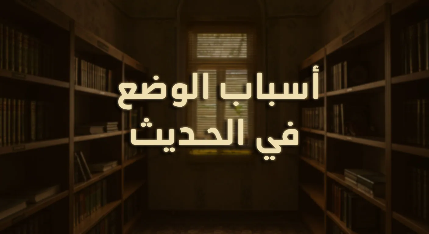 أسباب الوضع في الحديث