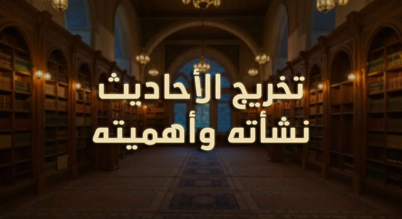 تخريج الأحاديث نشأته وأهميته