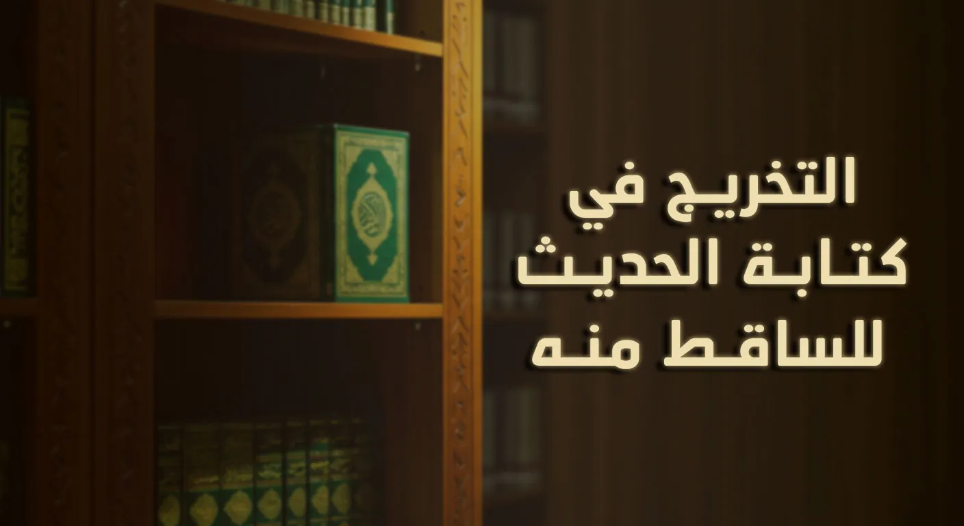 التخريج في كتابة الحديث للساقط منه