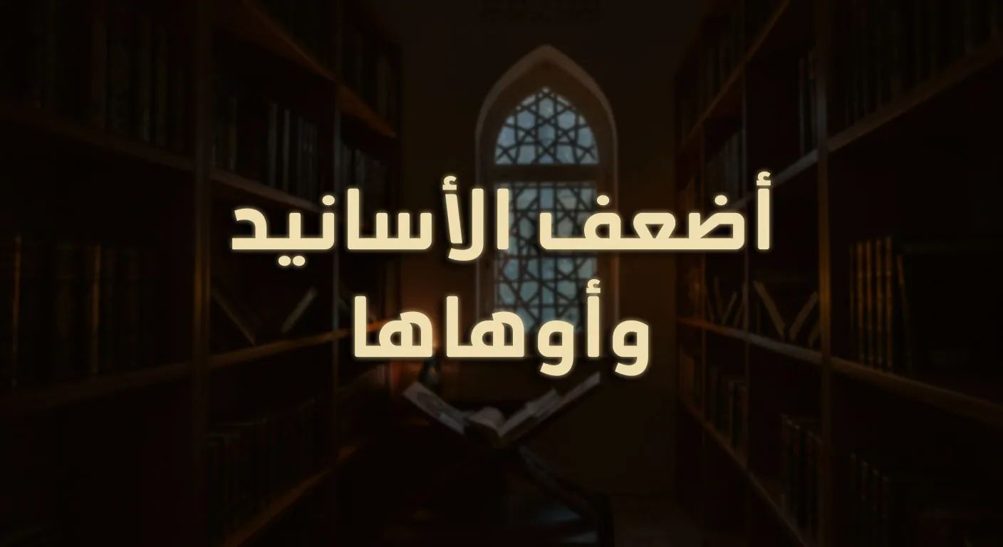 أضعف الأسانيد وأوهاها