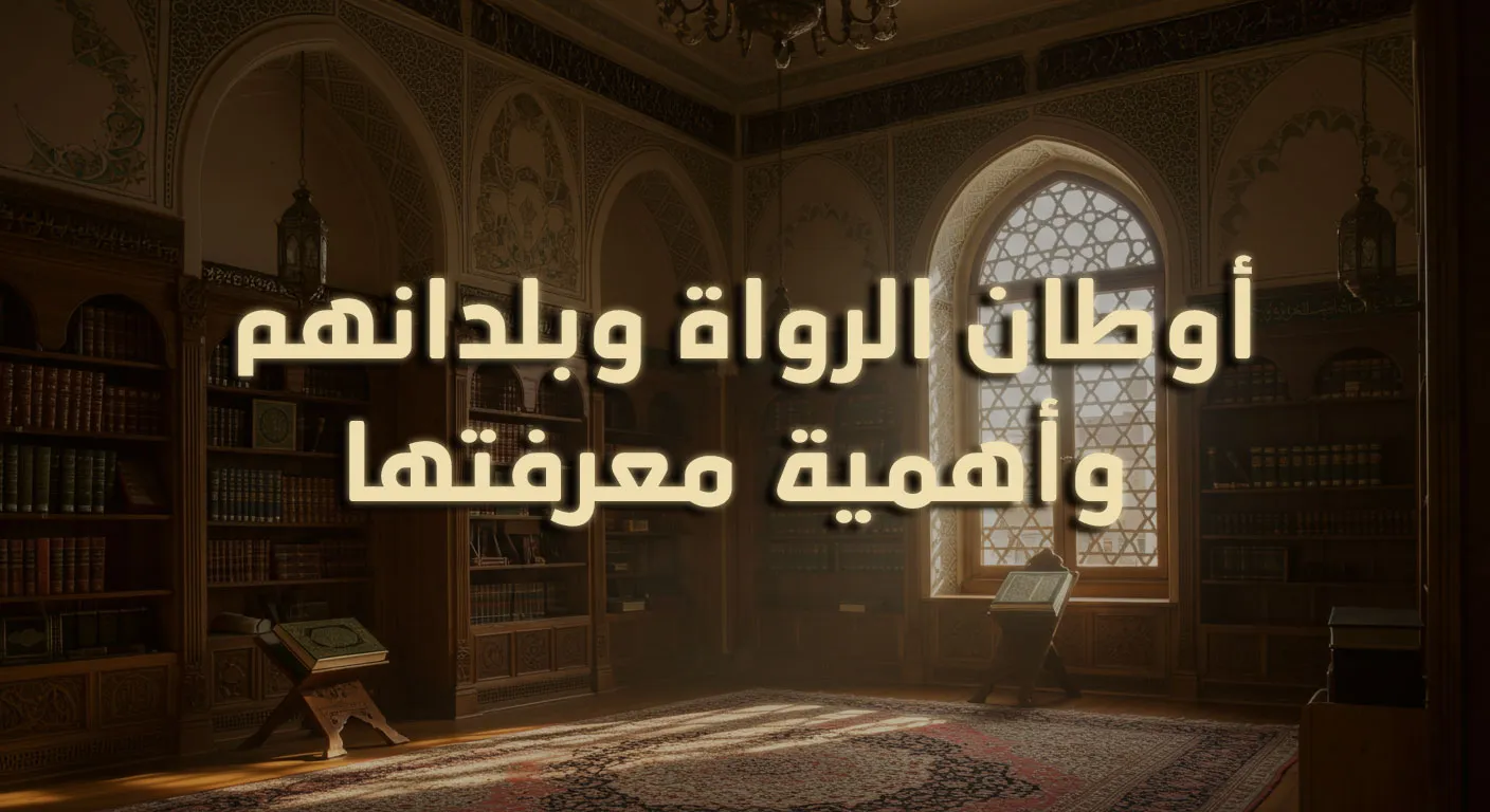 أوطان الرواة وبلدانهم وأهمية معرفتها