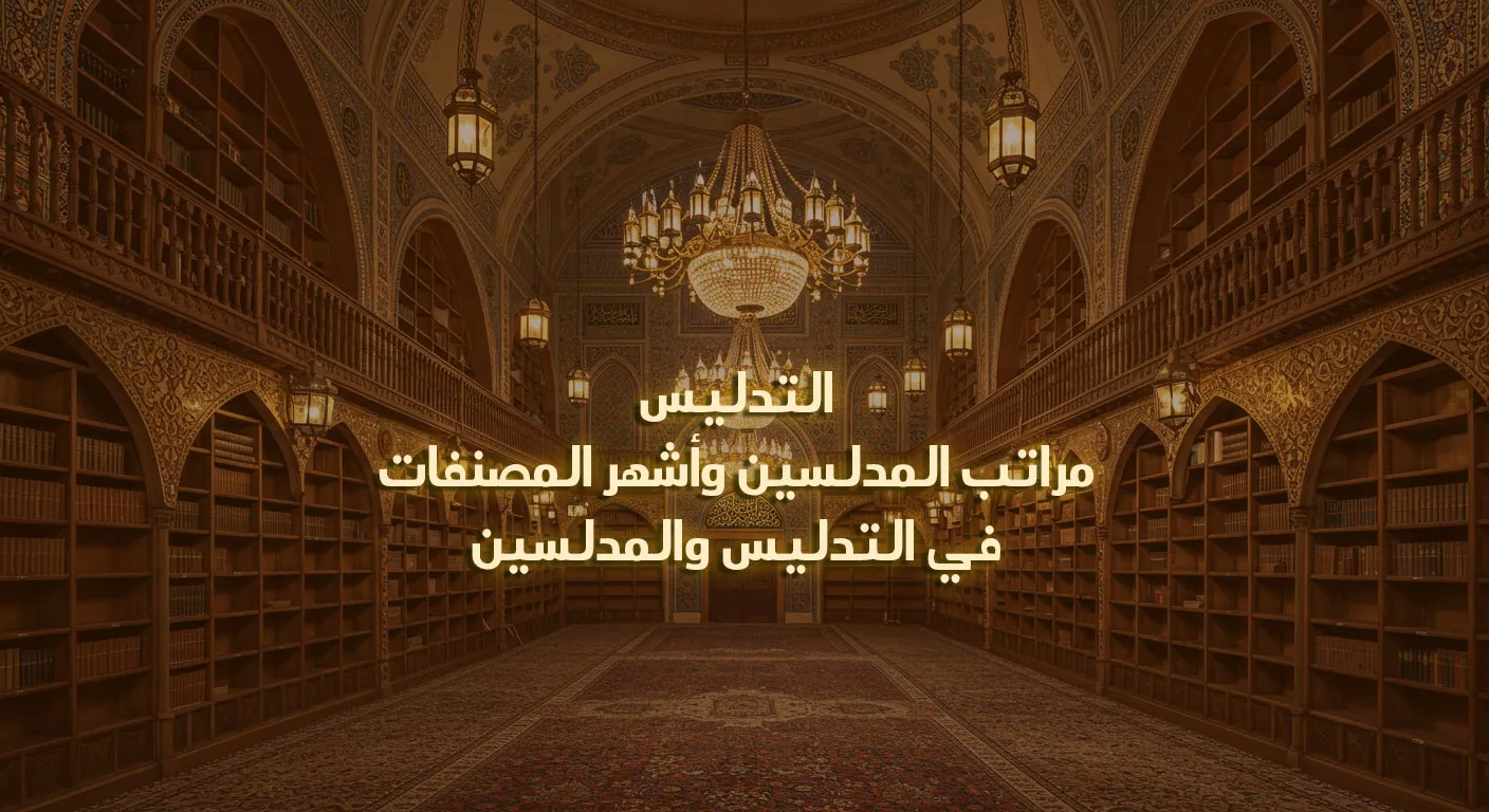 مراتب المدلسين وأشهر المصنفات في التدليس والمدلسين